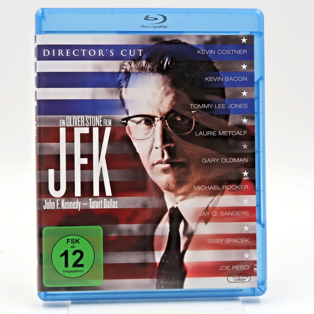 JFK Director's Cut Blu-ray Oliver Stone Kevin Costner Tommy Lee Jones PAL B